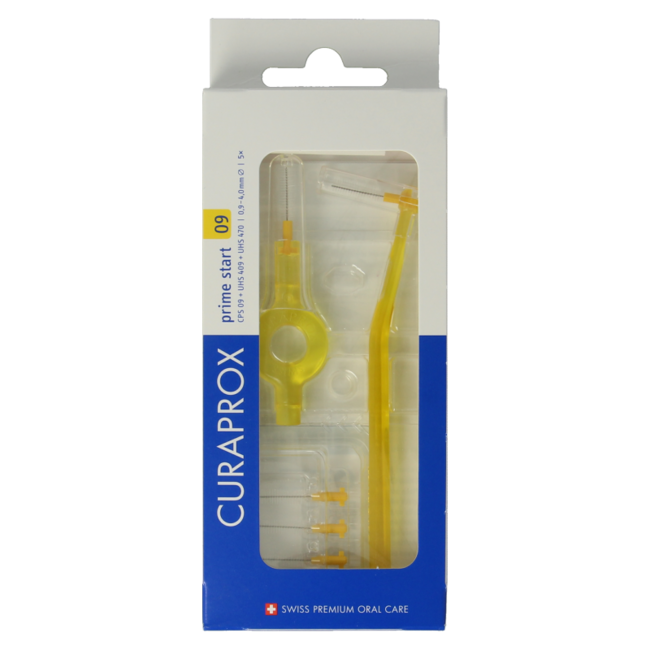 Curaprox Prime start szczoteczki międzyzębowe 09 żółte 4 mm 5 sztuk