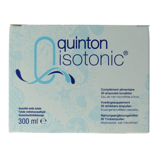 Quinton Isotonic 30 ampoules de 10 ml