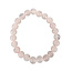Kralenarmband roze kwarts 8mm 1 Stuks