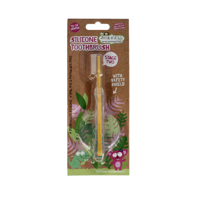 Spazzolino in Silicone Jack N Jill 1 Pezzo