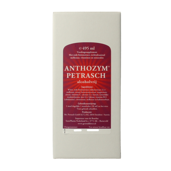 Petrasch Anthozym alkoholfrei 495 Milliliter