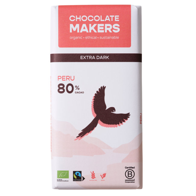 Awajun 80% puro fairtrade bio 80 gramos