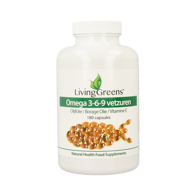 Kompleks Omega 3-6-9 Livinggreens, 180 kapsułek