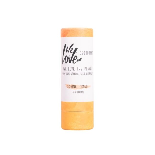 We Love Desodorante en barra 100% natural original orange 65 gramos