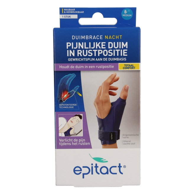 Epitact thumb orthosis night left size M 1 piece