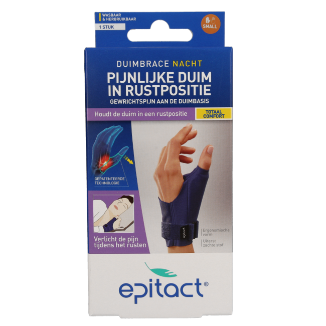 Ortesis de pulgar para noche izquierda talla S 1 unidad