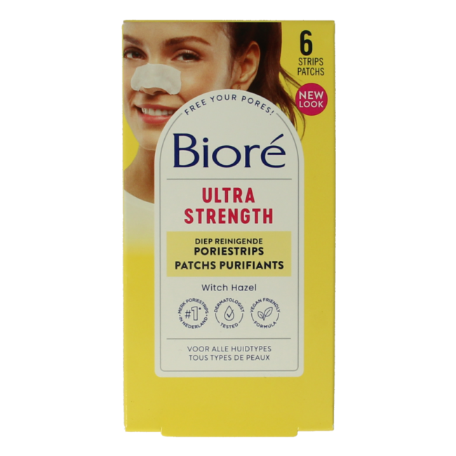 Biore Ultra Tiefenreinigende Strips, 6 Stück