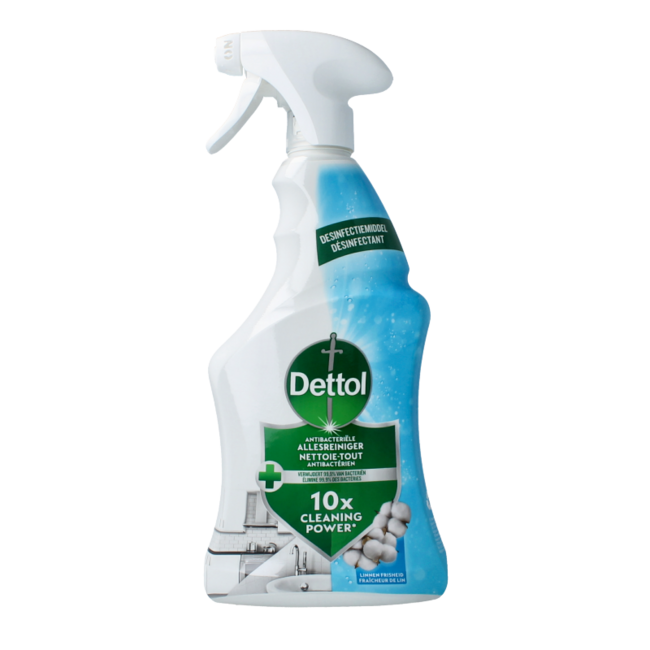Dettol Uniwersalny środek czyszczący Power & Fresh, zapach świeżej bawełny, spray 500 mililitrów