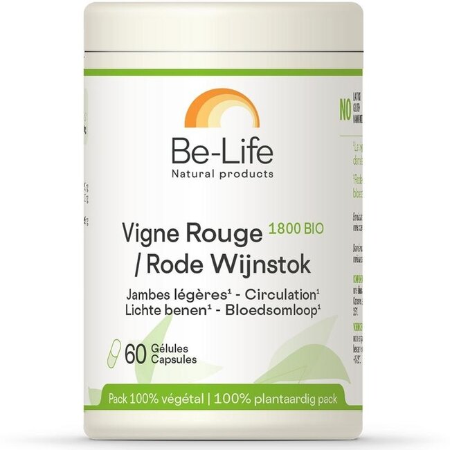 Be-Life Red Vine 1800 Organic 60 Softgels