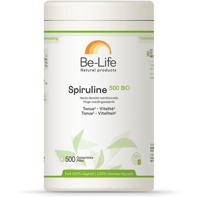 Be-Life Spiruline 500 bio 500 Comprimidos
