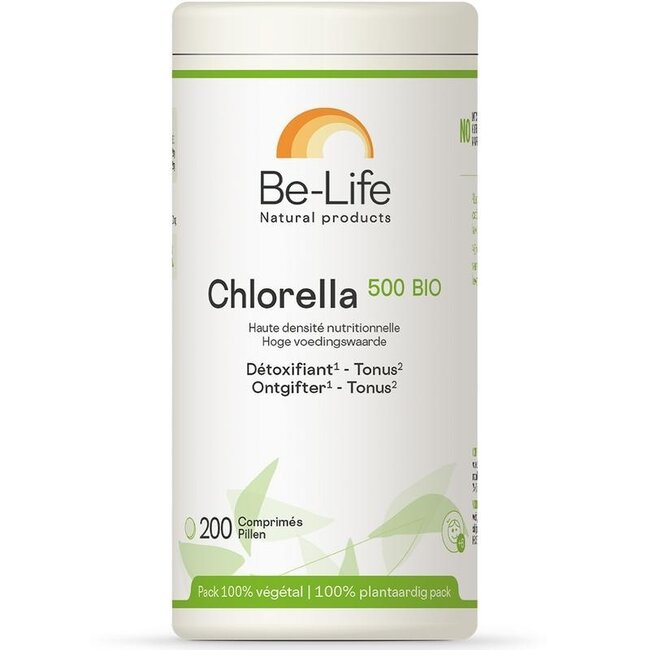 Be-Life Chlorella 500 Organic 200 Tablets