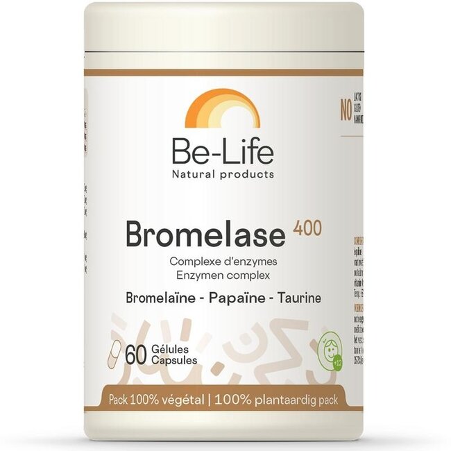 Be-Life Bromelase 400 60 Cápsulas