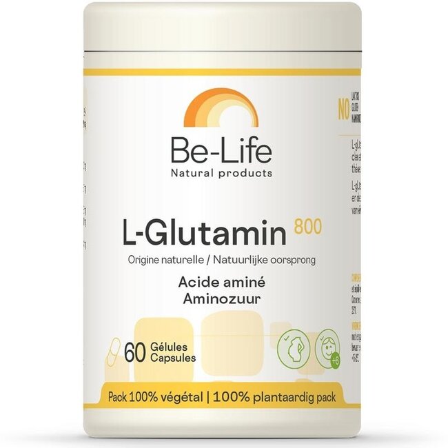 Be-Life L-Glutamina 800 60 Cápsulas blandas
