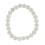 Bransoletka z koralików Ruben Robijn, biały jadeit, 8 mm, 1 sztuka