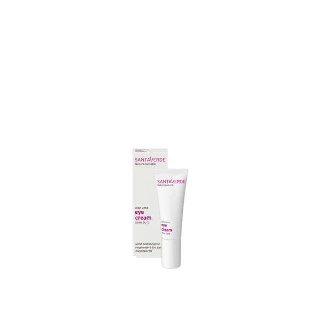 Santaverde Aloe vera eye cream parfumvrij 10 Milliliter
