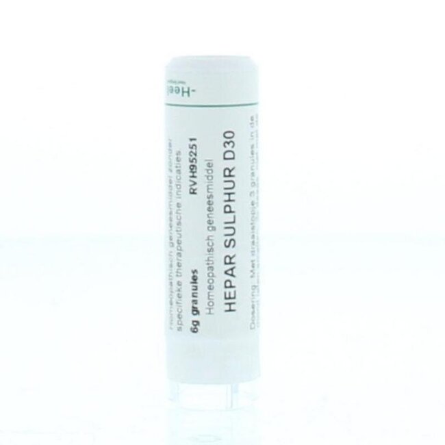 Hepar sulphur D30 6 gramos
