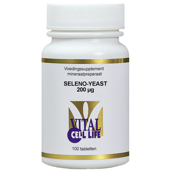 Vital Cell Life Seleno Yeast 200 mcg 100 Tablets