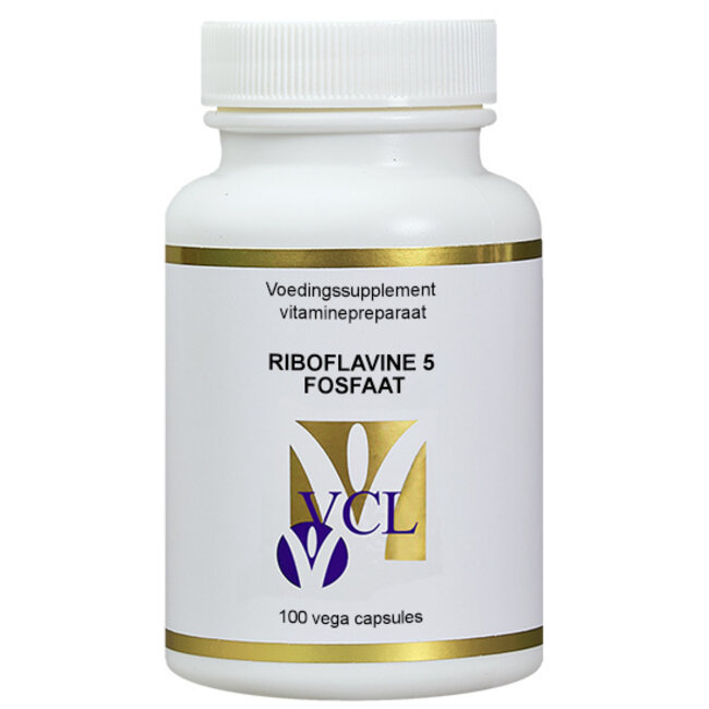 Vital Cell Life Riboflavine 5 fosfaat/vitamine B2 22mg 100 Capsules
