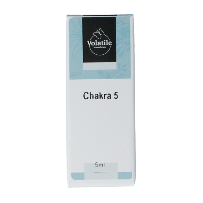 Volatile Chakra-Öl 5 Kehle rein 5 Milliliter