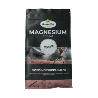 Bountiful Poudre de citrate de magnésium 500,00 grammes