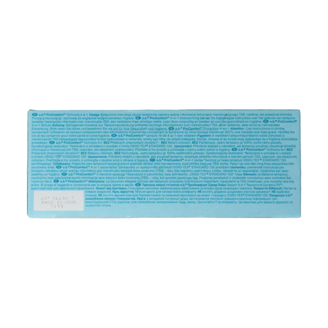 Tampons pro comfort advanced super plus 16.00 Stuks