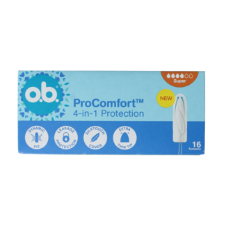 OB Tampons pro comfort advanced super 16.00 Pieces