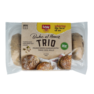 Schar Afbakbroodjes trio glutenvrij 300.00 Gram