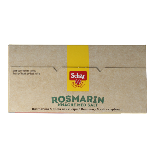 Knackebrod rozemarijn zout glutenvrij 230.00 Gram