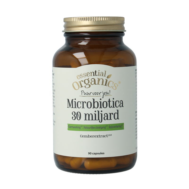 Essential Organics Puur microbiotica 30 miljard 90 Capsules