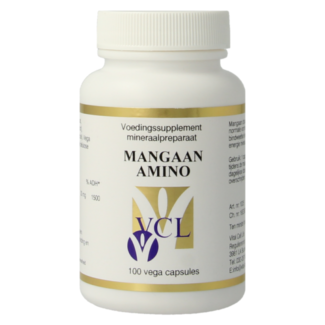 Mangan-Amino 30 mg, 100 vegetarische Kapseln