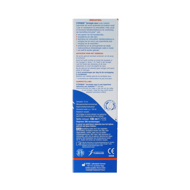 Verstopte neus 100.00 Milliliter
