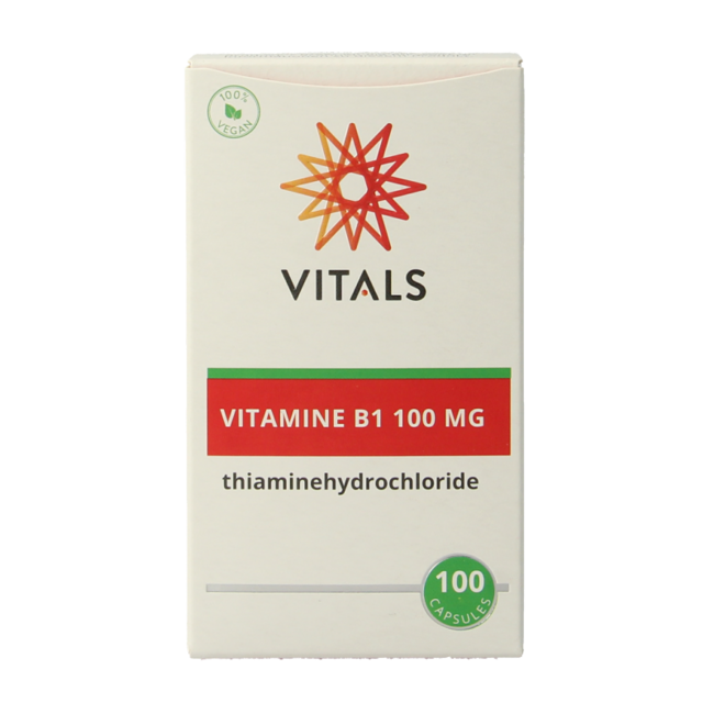 Vitals Vitamin B1 Thiamin 100mg 100 Kapseln