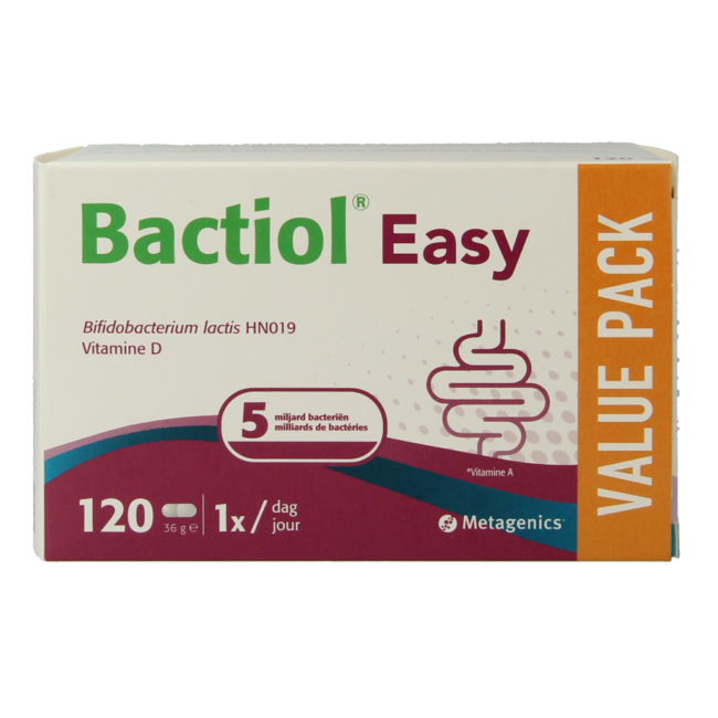 Metagenics Bactiol easy 120 gélules
