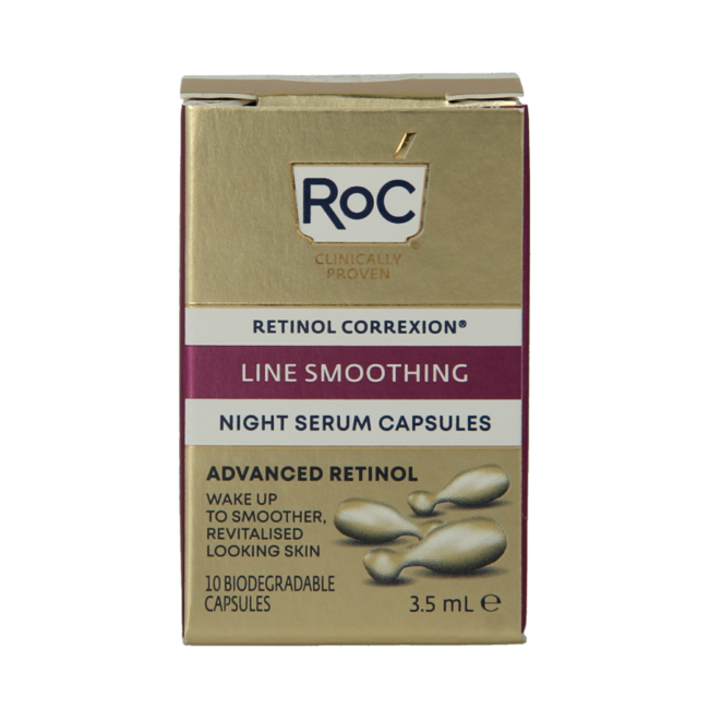 ROC Retinol Correxion Nachtserum zur Glättung von Linien, 10 Kapseln