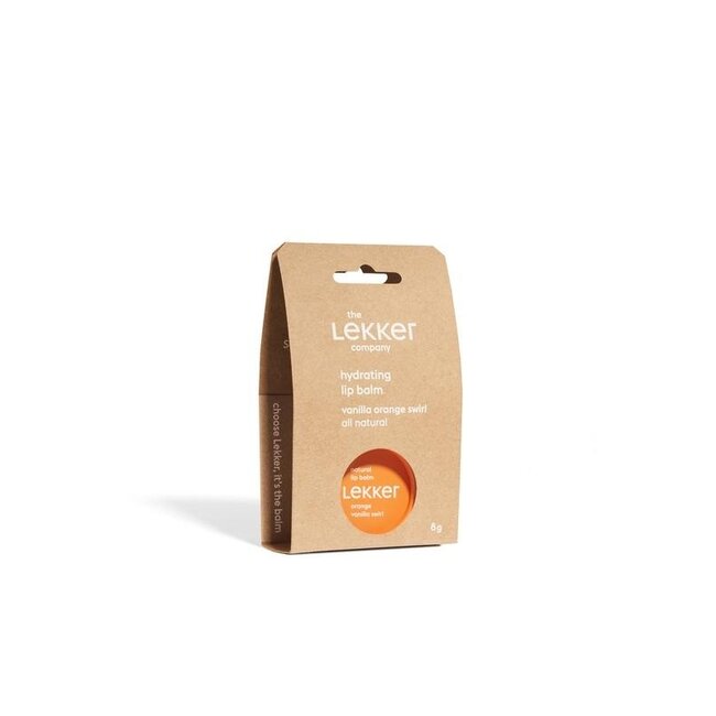 Lekker Company Balsamo Labbra Naturale Arancia 8 Grammi