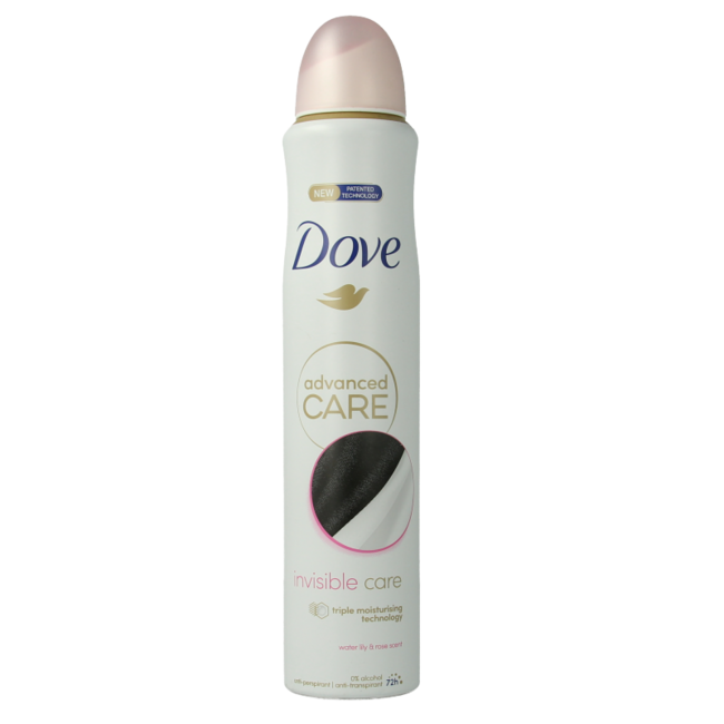 Desodorante Dove spray Invisible Care 200 ml