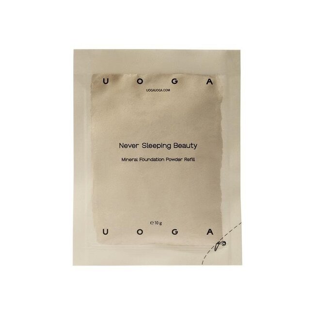 Recambio de base de maquillaje en polvo Uoga Uoga Never Sleeping Beauty 10 g