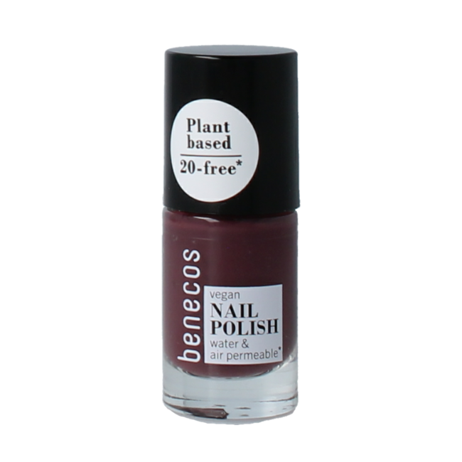 Benecos natural beauty Smalto Vegano Sweet Plum 20-Free a base vegetale 5 Millilitri