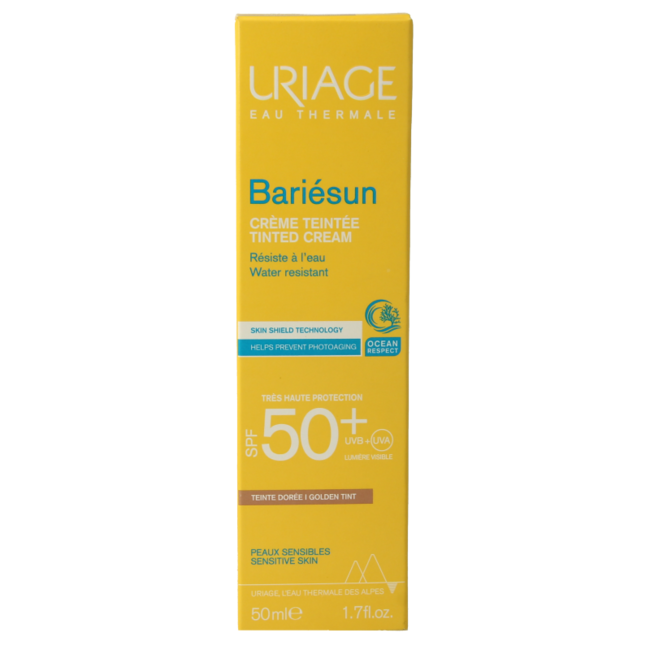 Uriage Sun krem koloryzujący średni SPF50+ 50 Mililitrów