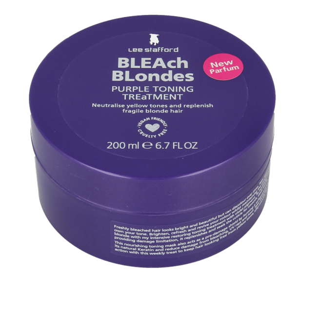 Masque déjaunisseur violet Lee Stafford Bleach Blondes 200 ml