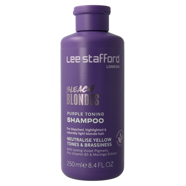 Lee Stafford Bleach blondes purple toning shampoo 250 Milliliter
