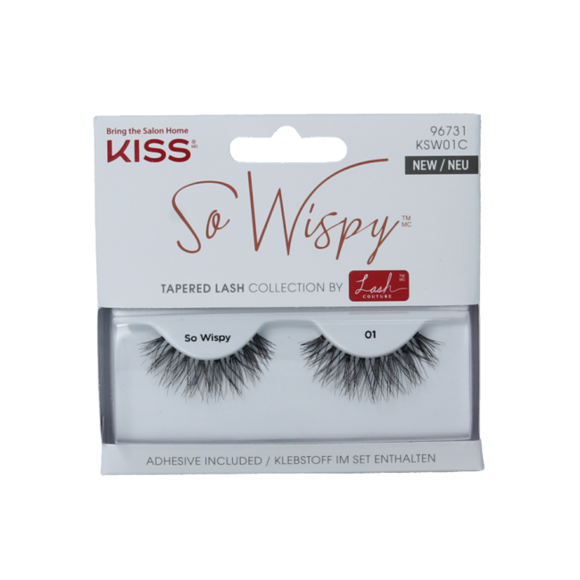 Kiss So Wispy Wimpern 01, 1 Set