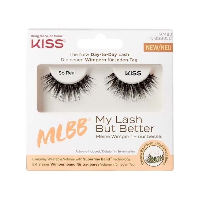 Faux cils Kiss MLBB So Real - 1 set