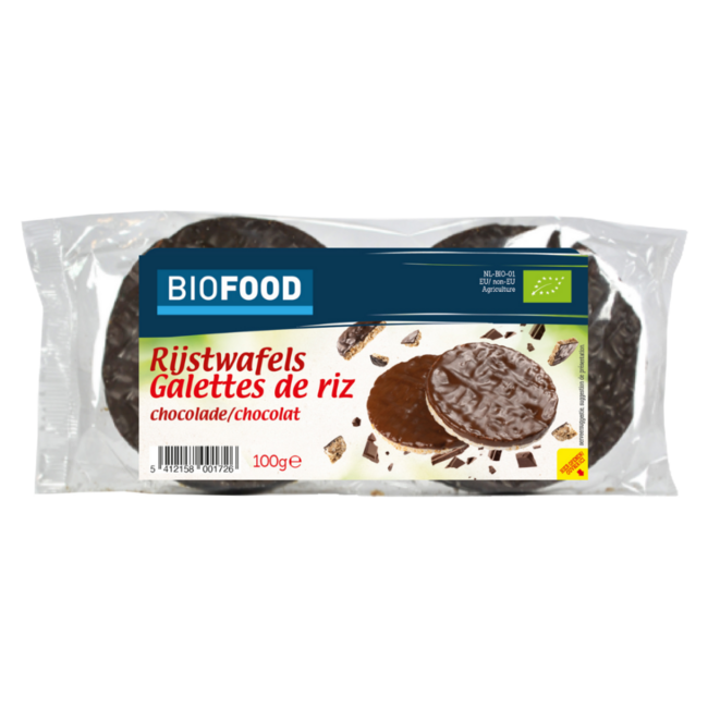 Damhert Gallette di Riso al Cioccolato Bio 100 Grammi