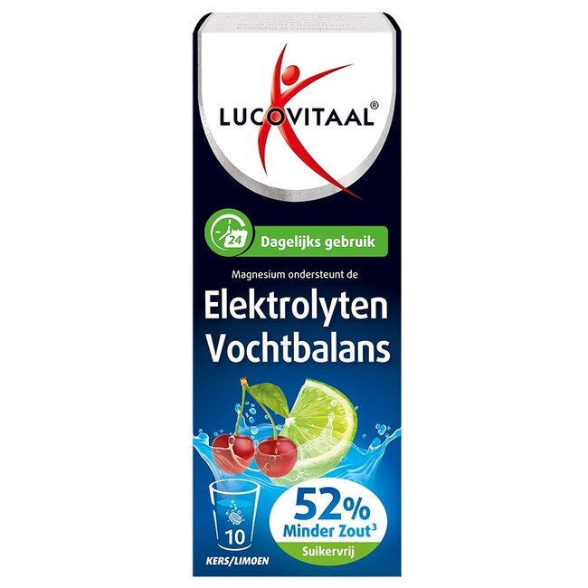 Lucovitaal Électrolytes usage quotidien 10 Comprimés effervescents