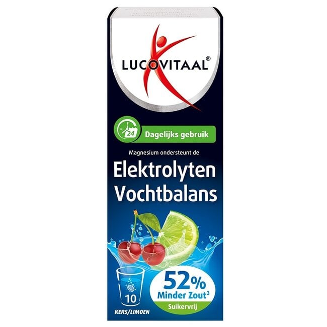 Lucovitaal Elektrolyte für den täglichen Gebrauch, 10 Brausetabletten