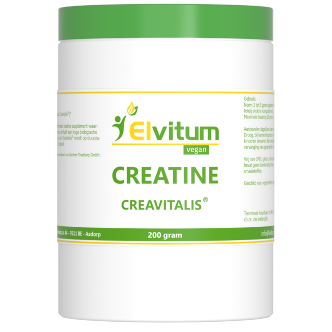 Elvitum Creatina Monohidrato Creavitalis 200 Gramos