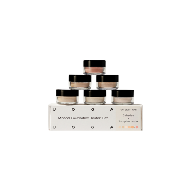 Uoga Uoga Foundation set light 5g 1 Tester