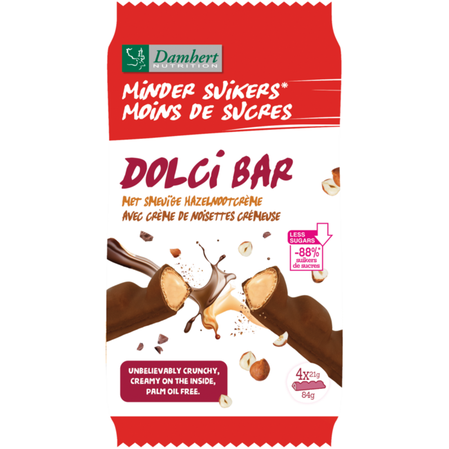 Damhert Dolci Bar Meno Zuccheri 84 Grammi