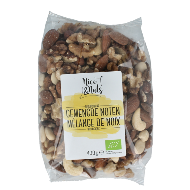 Nice & Nuts Mix de frutos secos ecológicos 400 g
